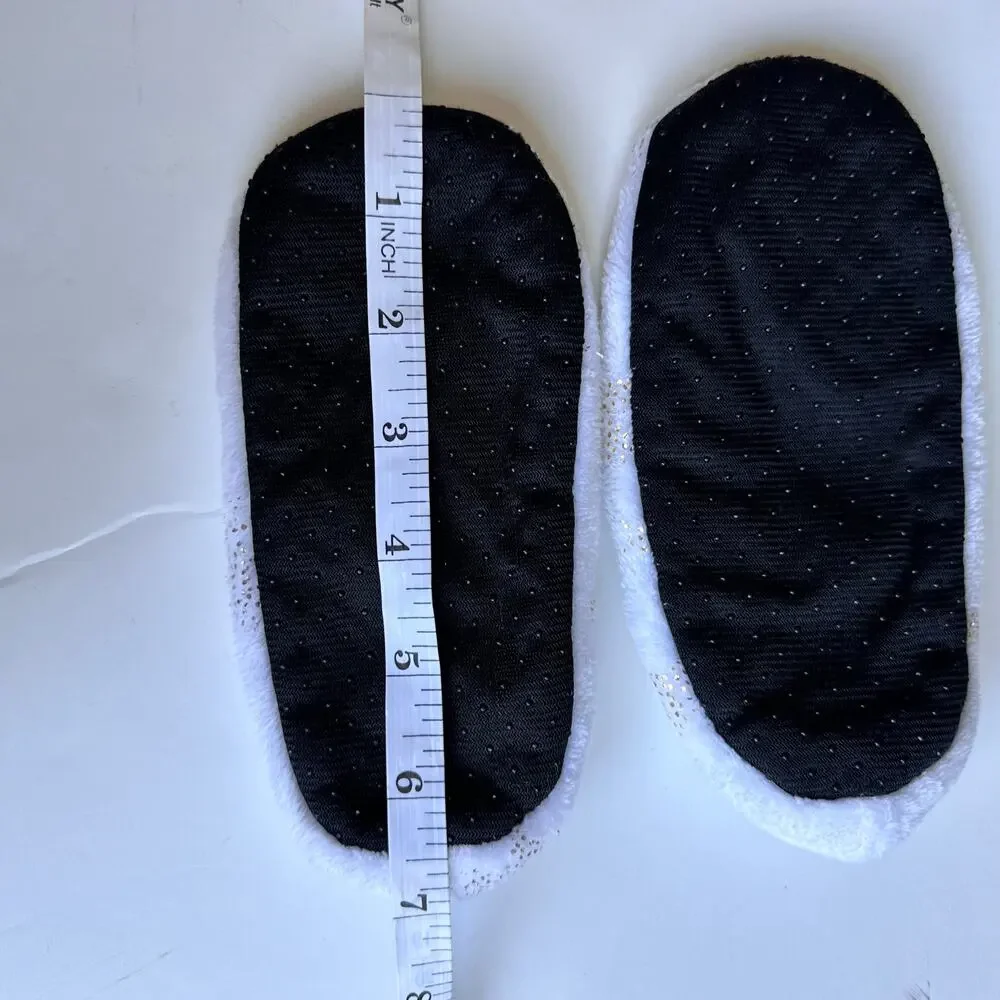 Adorable Fuzzy Star Slippers - Size 7